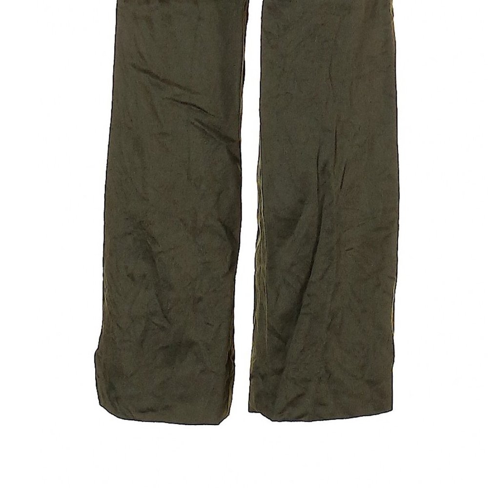 Luciano Barbera At Richards Greenwich Dark Green High Rise Soft Casual Pants View 5